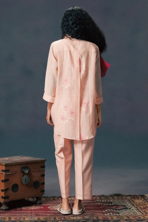 Old Rose Embroidered Co-ord Set