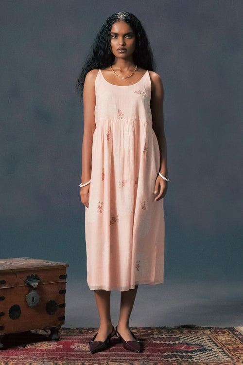 Old Rose Dress With Jacket