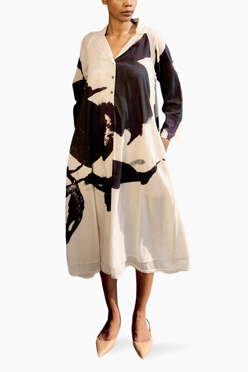 Black Phoebe Dress