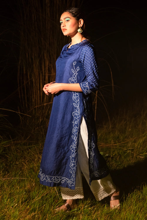 Blue Chandanee Kurta