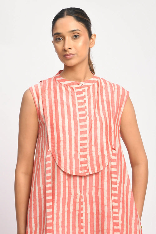 Coral Stripe Set