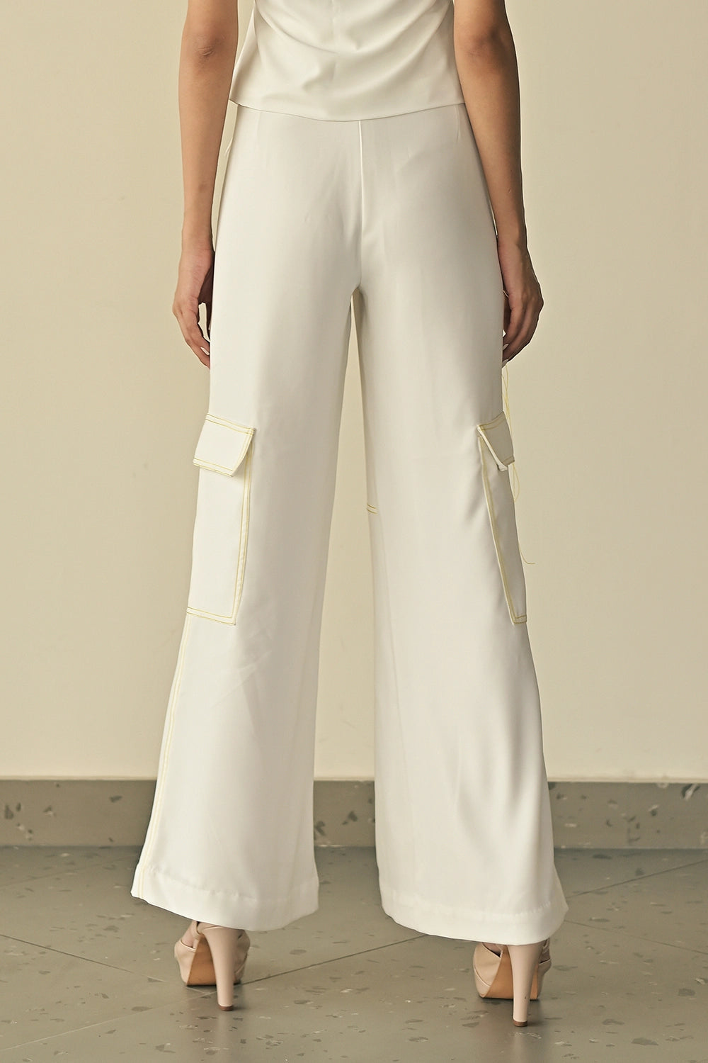Seam Line Stitched Trousers