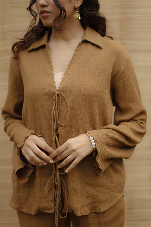 Brown Crushed Set