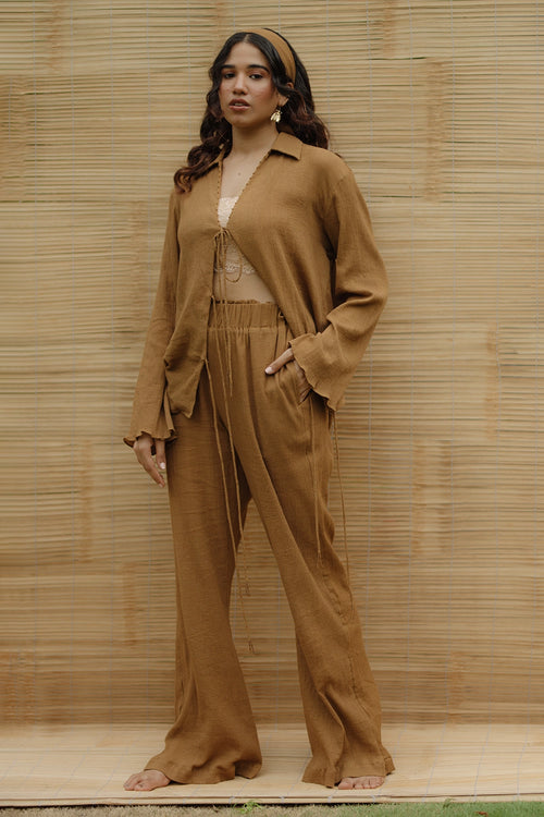 Brown Crushed Set