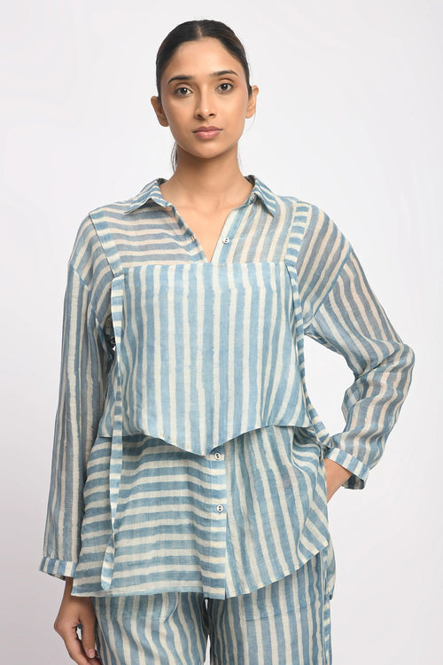Sky Corset Co-ord Set