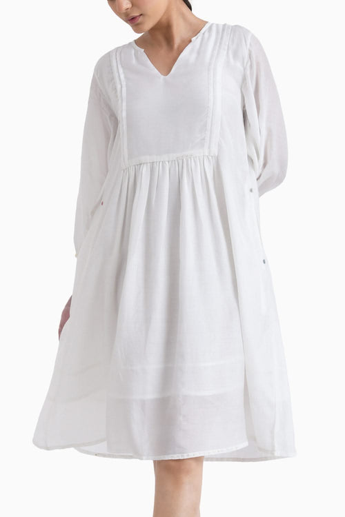 White Sunkissed Midi Dress