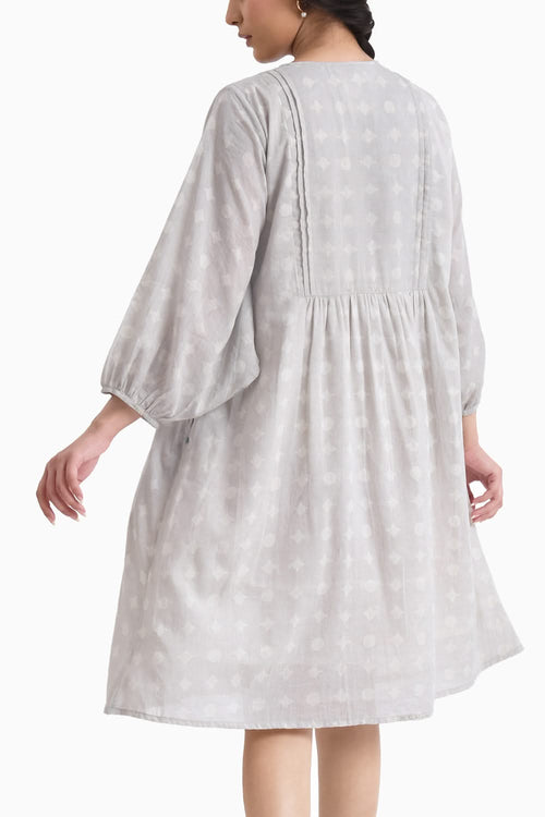 Grey Sunkissed Printed Midi Dress