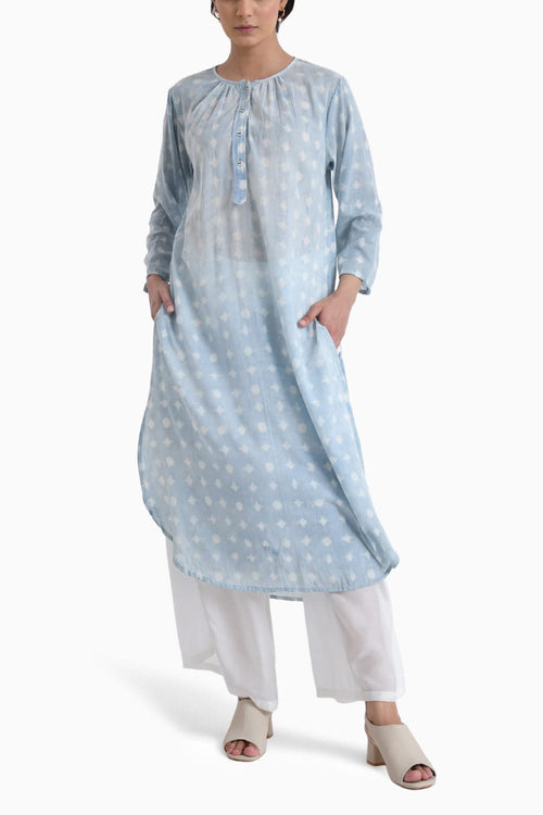Blue Sunkissed Kurta with Pants