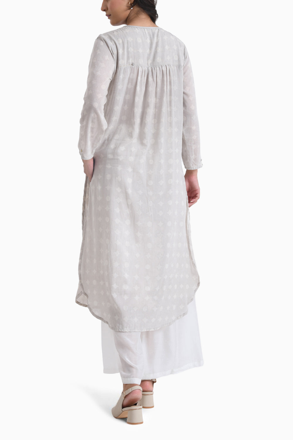 Grey Sunkissed Kurta with Pants