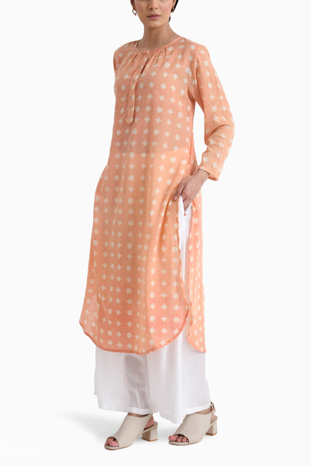 Pink Sunkissed Kurta with Pants