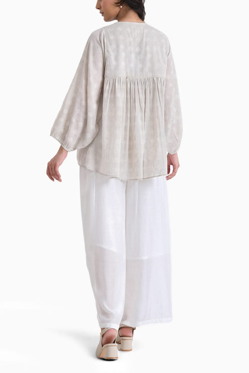 Grey Sunkissed Printed Top with Pants