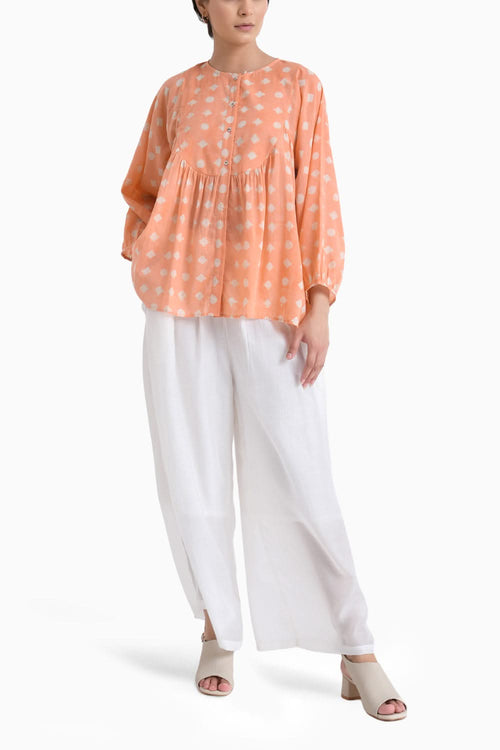 Pink Sunkissed Printed Top with Pants