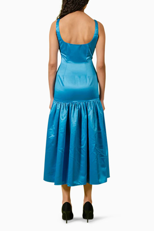 Blue Sleeveless Dress