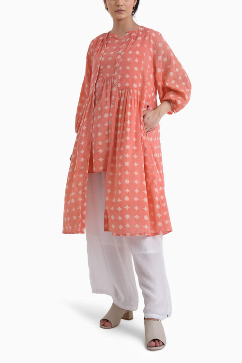 Pink Sunkissed Layer Co-ord Set