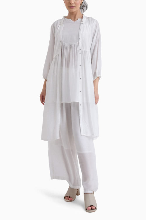 White Sunkissed Layer Co-ord Set