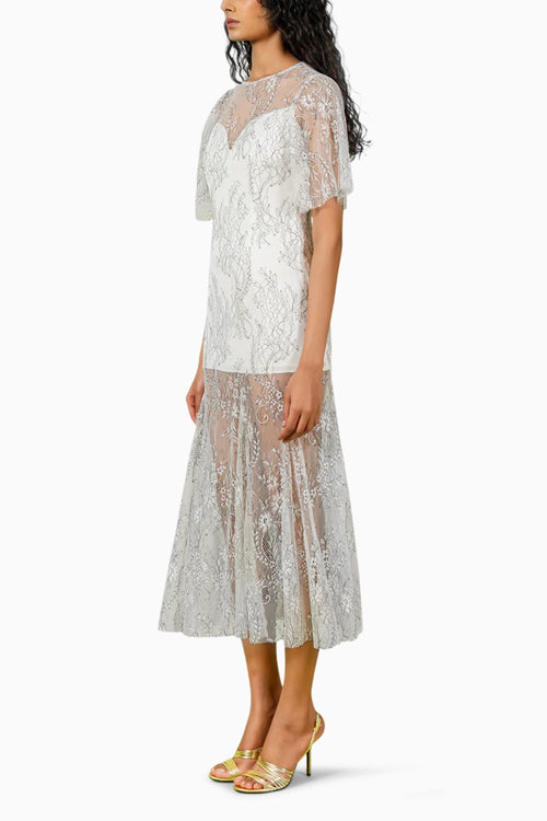 Black White Lace Dress