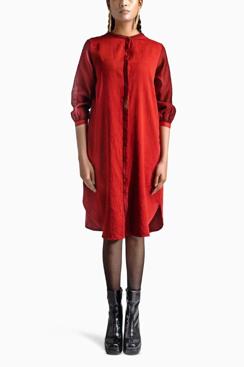 Crimson Celestial Dress