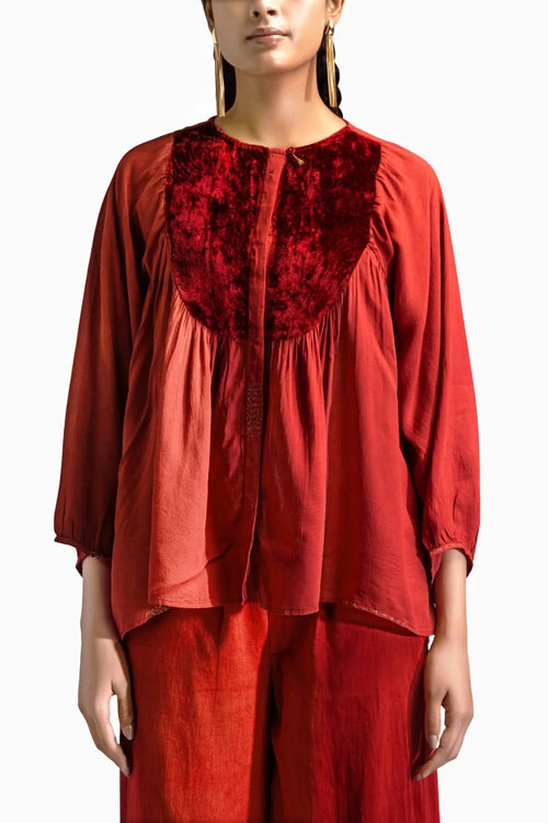 Crimson Lush Co-ord Set