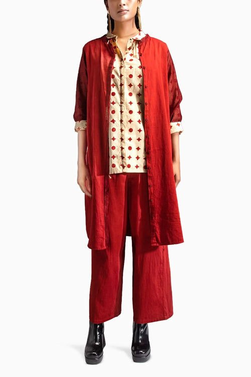 Venus Red Co-ord Set