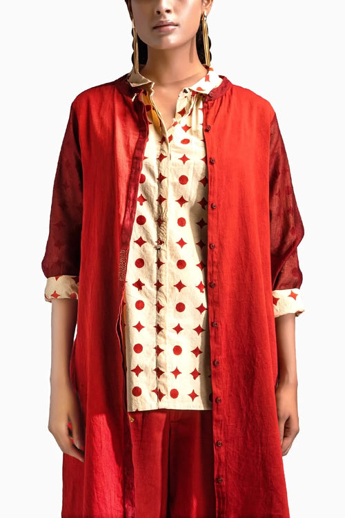 Venus Red Co-ord Set