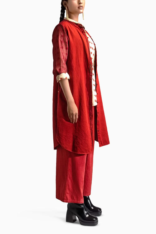 Venus Red Co-ord Set