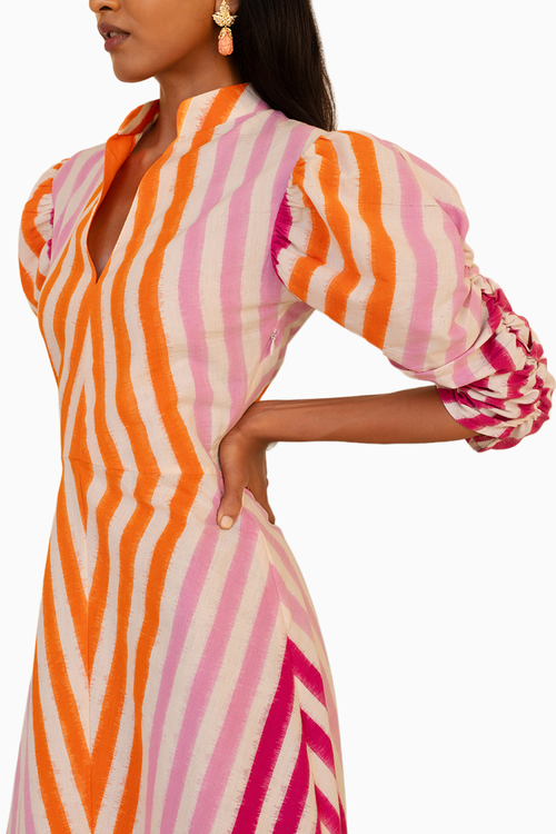 Multicolor Illusion Dress