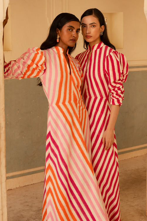 Multicolor Illusion Dress