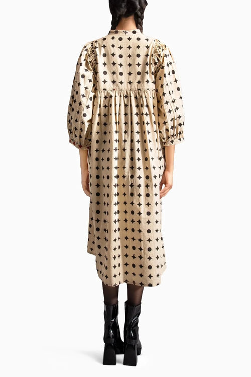 Voyage Black Midi Dress