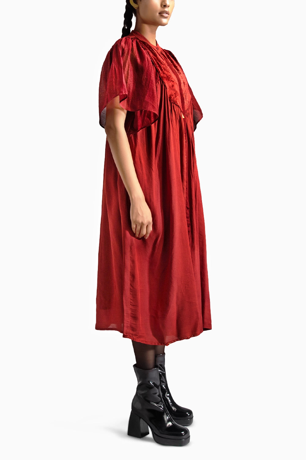 Crimson Moonlit Dress