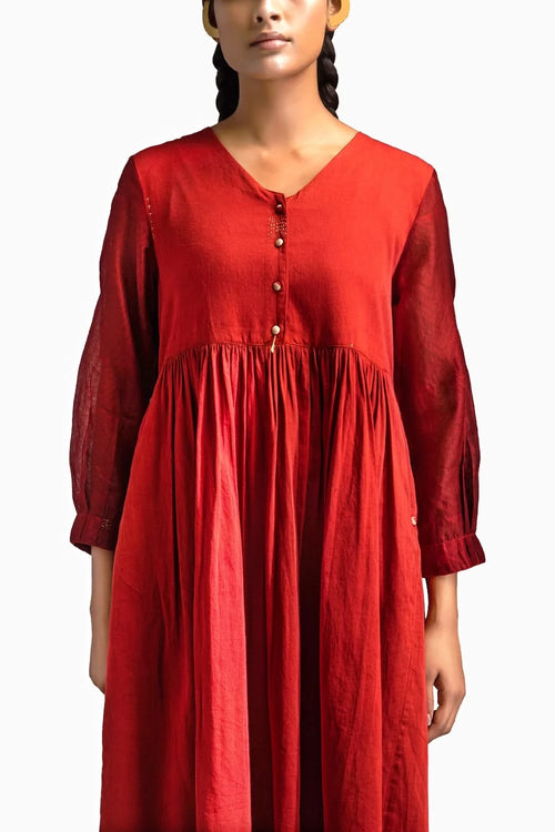 Nomad Crimson Midi Dress