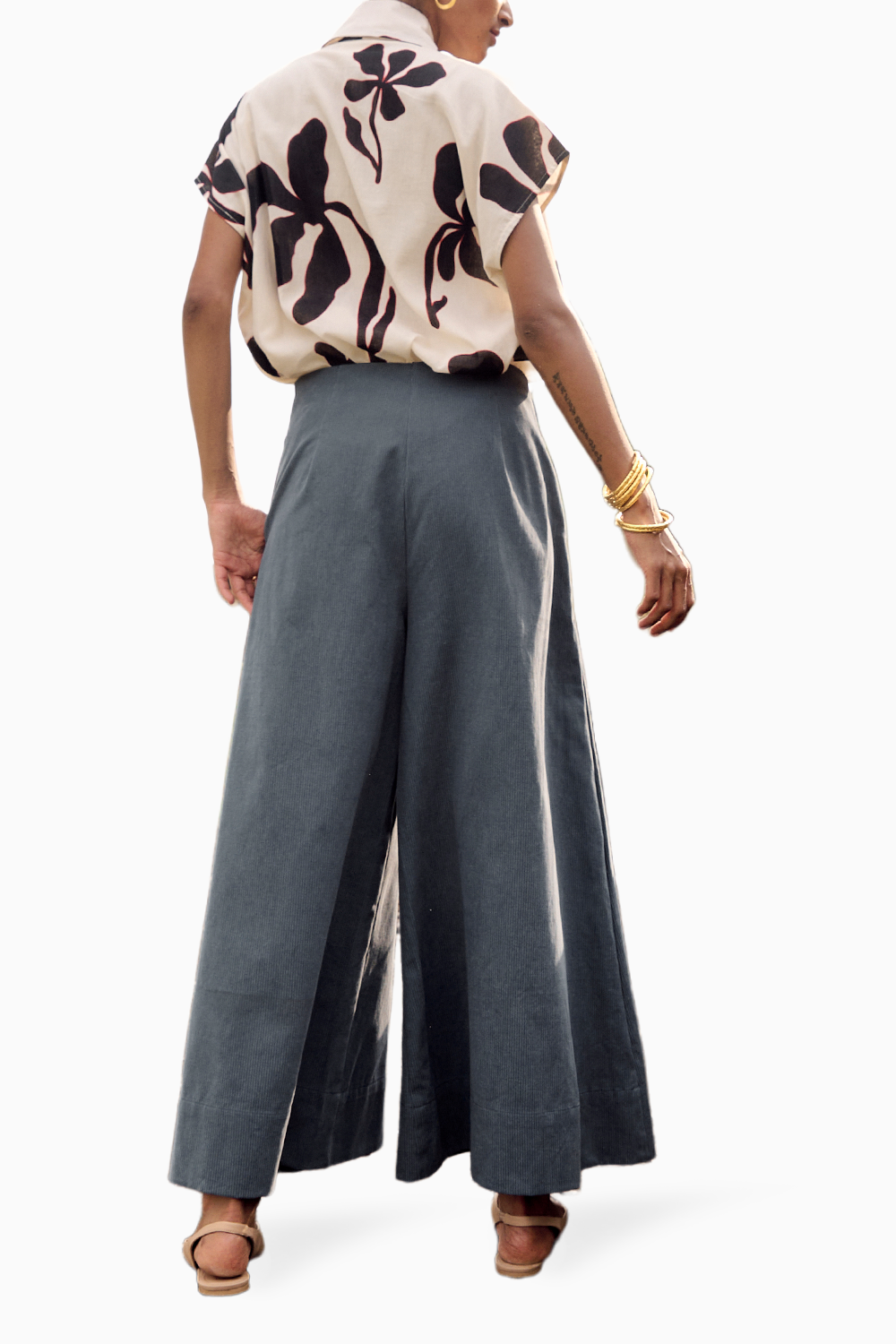 Serin Top and Blue Tail Trouser