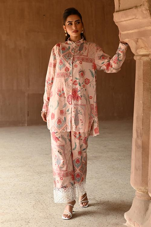 Gulabi Barkha Tunic Set