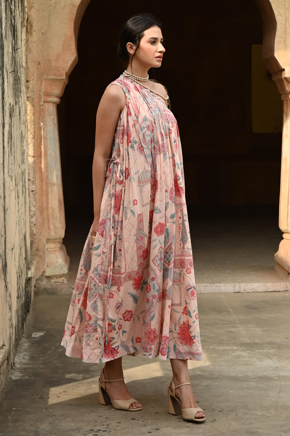 Gulabi Barkha Midi Dress