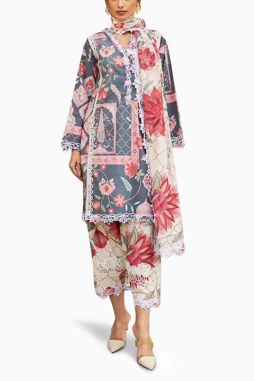 Saleti Saroja Tunic Set with Dupatta