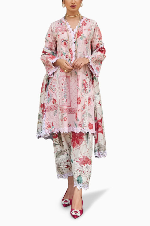 Gulabi Saroja Tunic Set with Dupatta