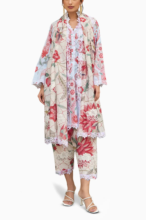 Ambari Saroja Tunic Set with Dupatta