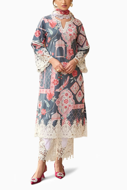 Saleti Nalini Kurta Set with Dupatta