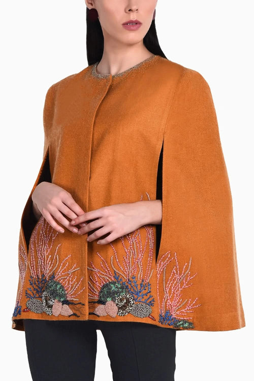 Marmalade Cashmere Cape