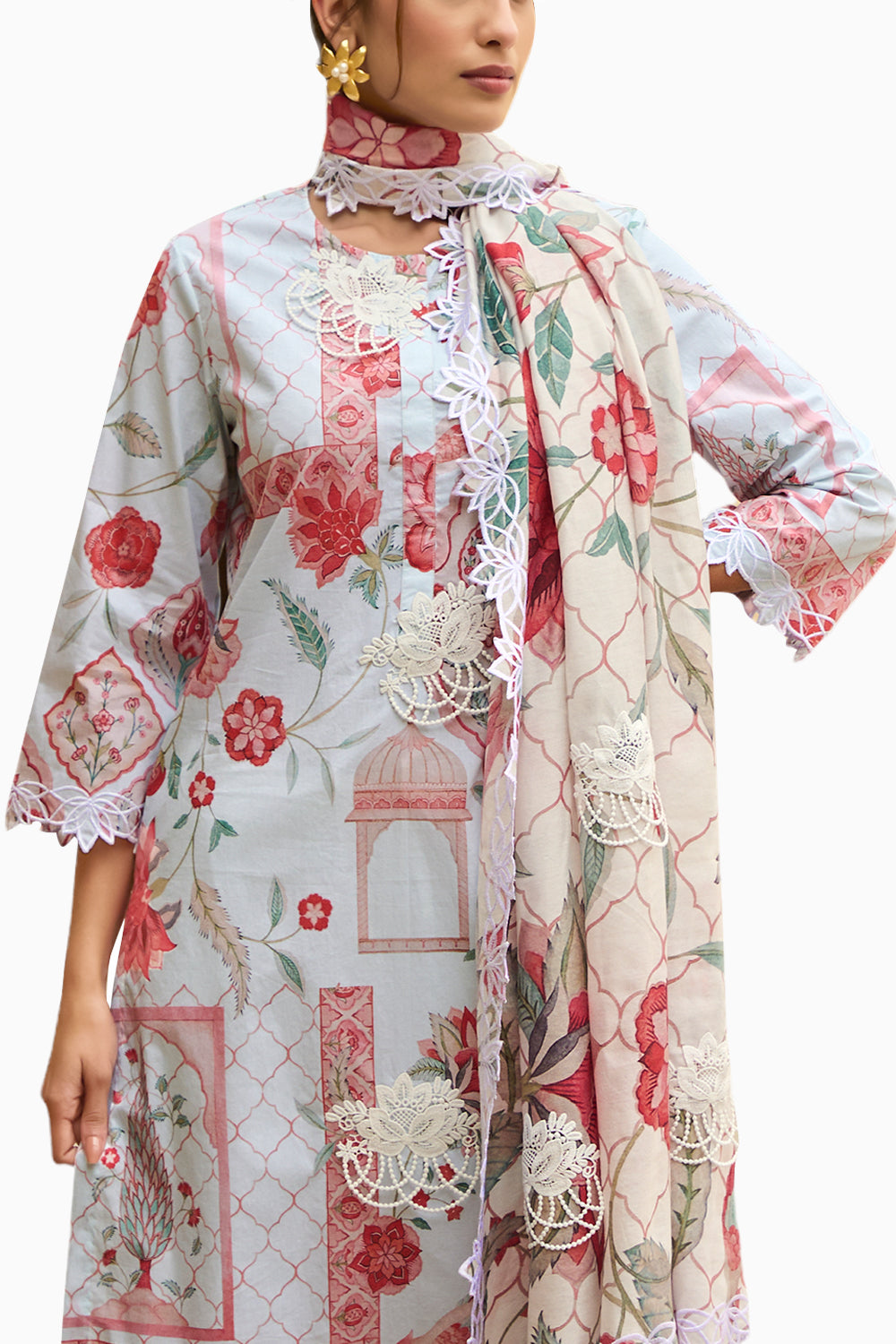 Ambari Neerja Kurta Set with Dupatta