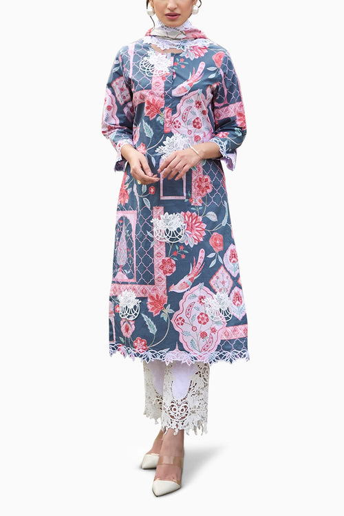 Saleti Neerja Kurta Set with Dupatta