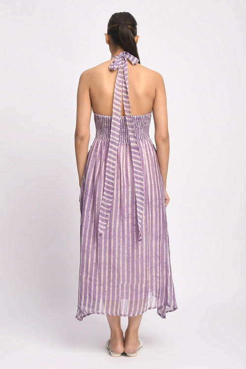 Lilac Halter Dress