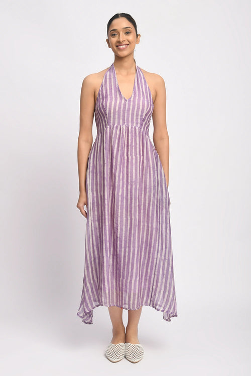 Lilac Halter Dress