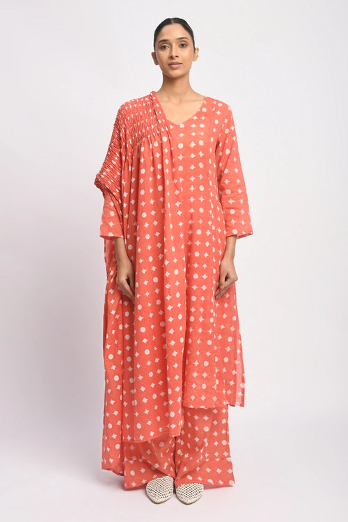 Coral Suit Set