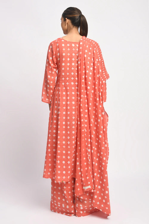 Coral Suit Set