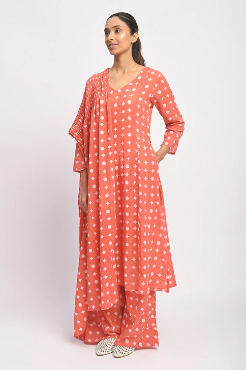 Coral Suit Set
