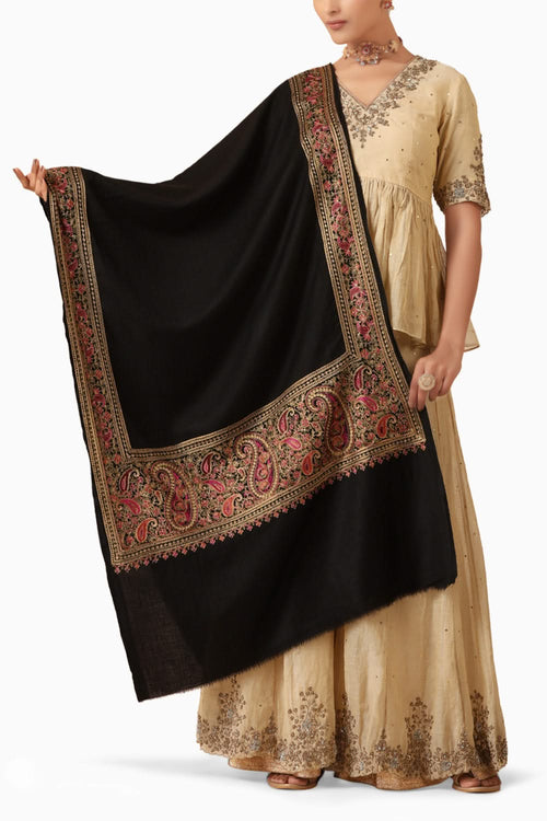 Camille Cashmere Fine Wool Stole