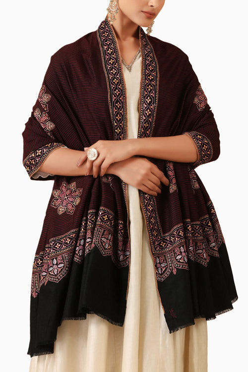 Ruby Pashmina Shawl