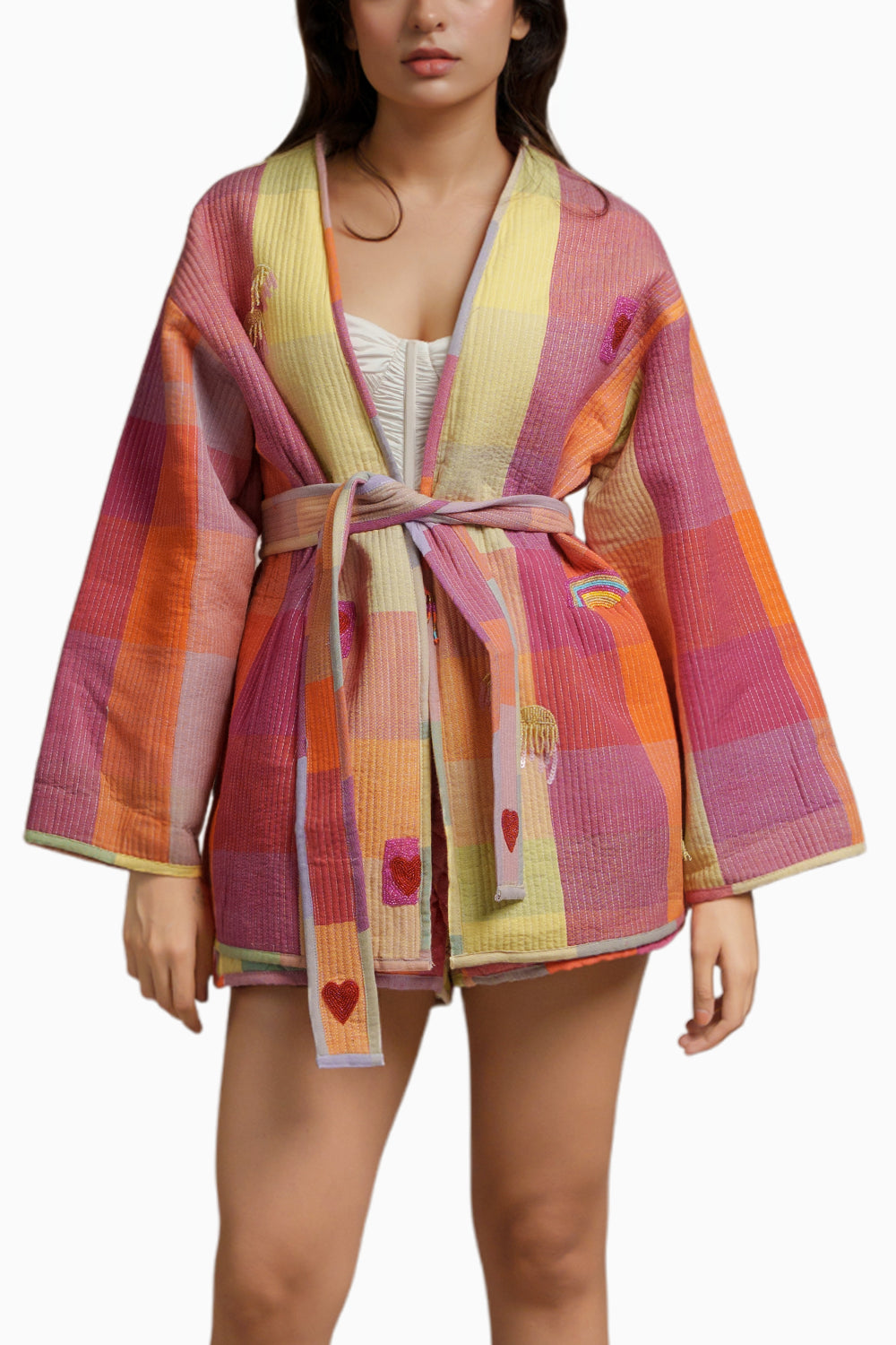 Rainbow Jacket with Shorts