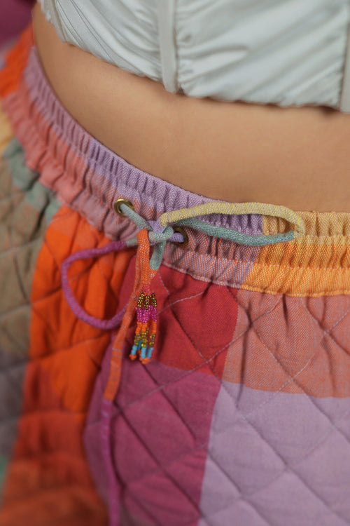 Rainbow Vest and Skirt