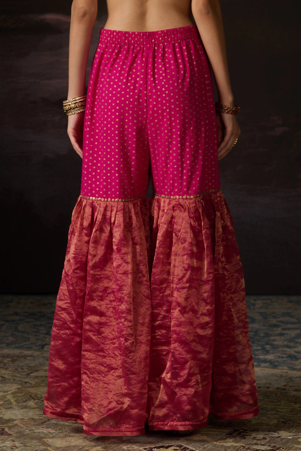 Dua Rani Pink Gharara